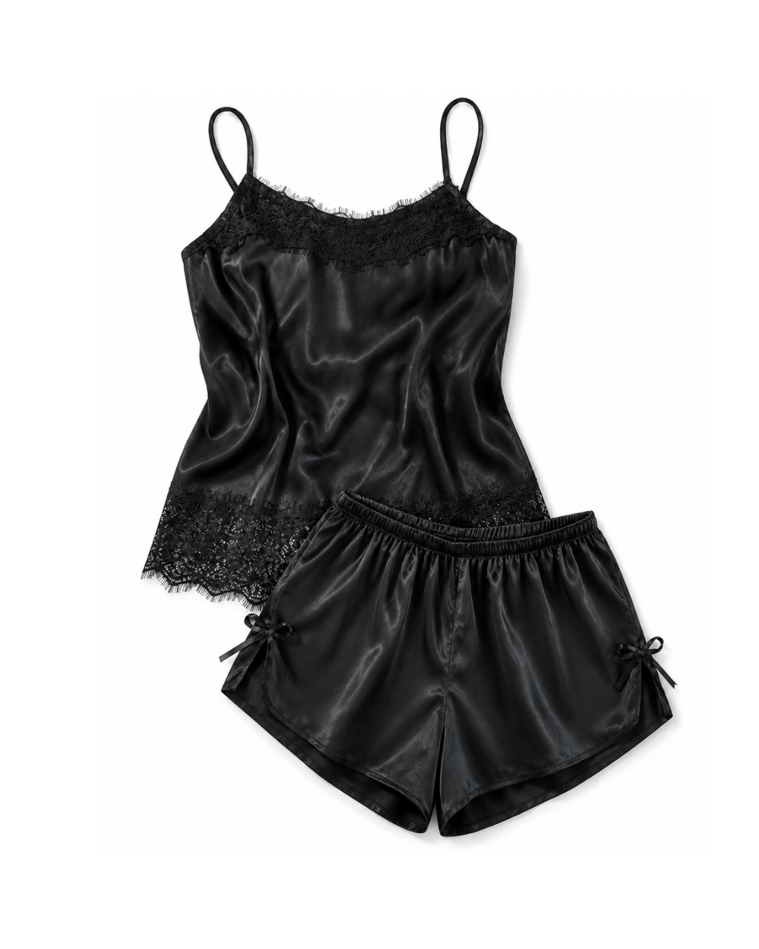 LATE NIGHT SATIN SET