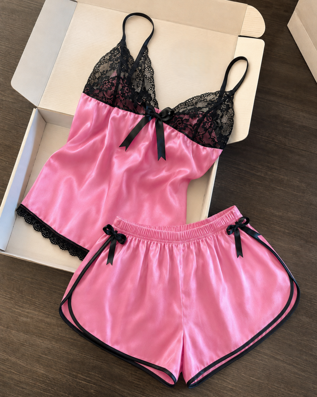 AFTER NIGHT SATIN SET