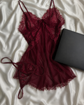 RED LACE BABYDOLL