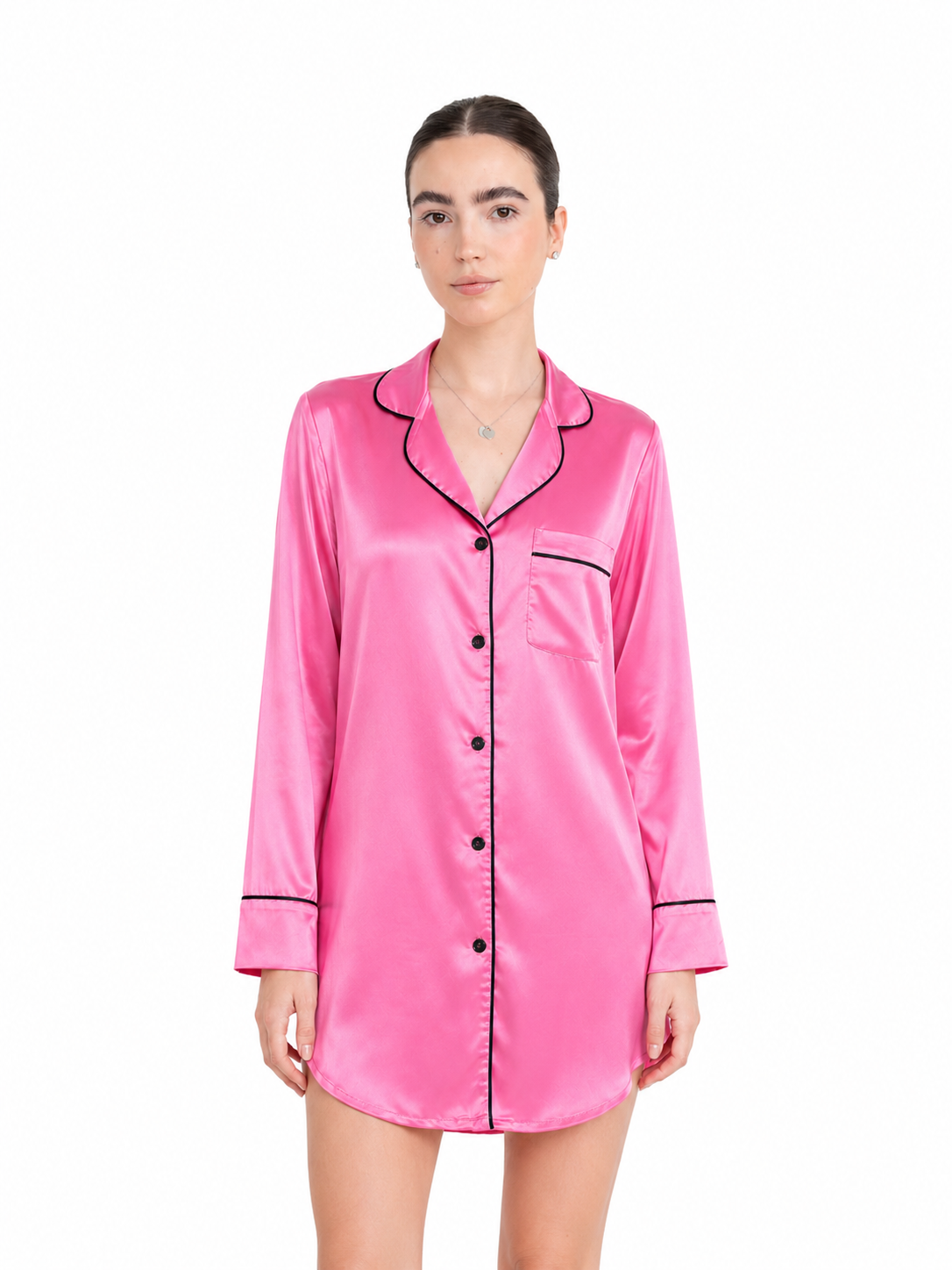 CLASSIC SATIN SLEEP SHIRT