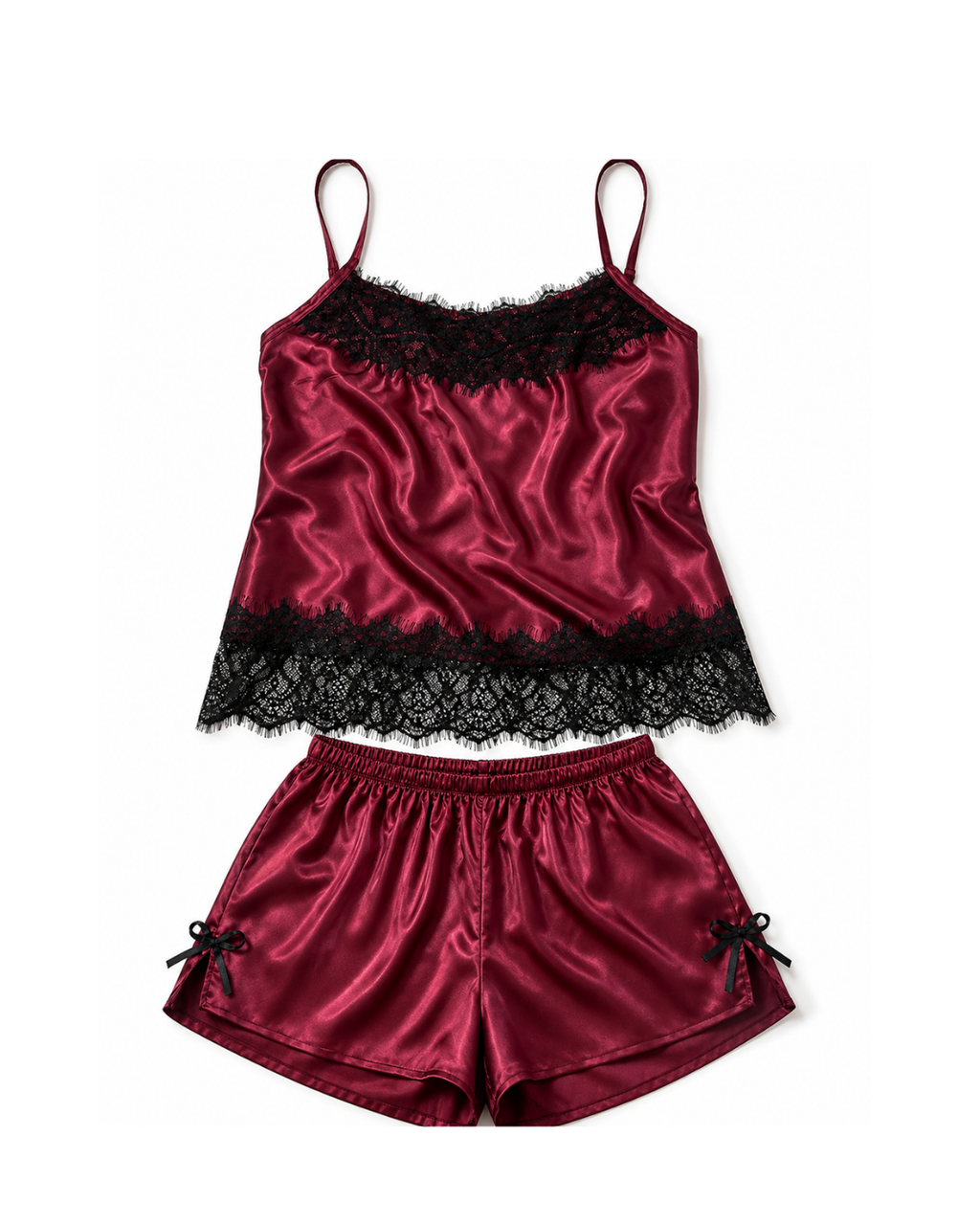 LATE NIGHT SATIN SET